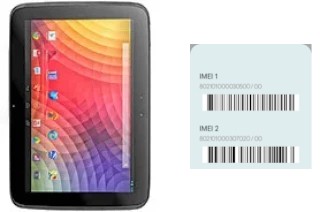 Comment voir le code IMEI dans Google Nexus 10 P8110