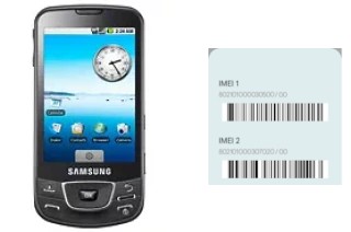 Comment voir le code IMEI dans I7500 Galaxy