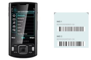 Comment voir le code IMEI dans i8510 INNOV8