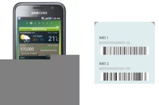 Comment voir le code IMEI dans I9001 Galaxy S Plus