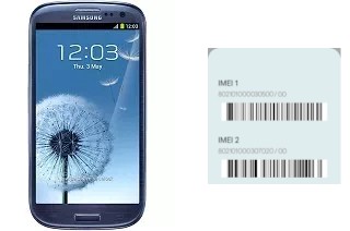 Comment voir le code IMEI dans I9305 Galaxy S III