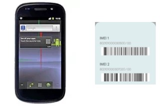 Comment voir le code IMEI dans Google Nexus S I9020A