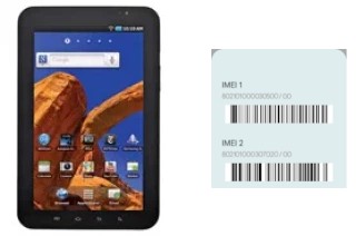 Comment voir le code IMEI dans P1010 Galaxy Tab Wi-Fi