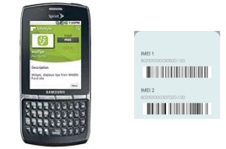 Comment voir le code IMEI dans M580 Replenish