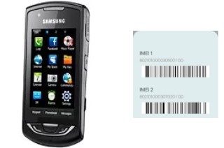 Comment voir le code IMEI dans S5620 Monte