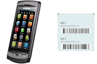 Comment voir le code IMEI dans S8500 Wave