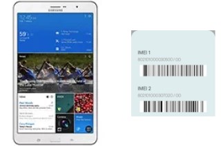 Comment voir le code IMEI dans Galaxy Tab Pro 8.4