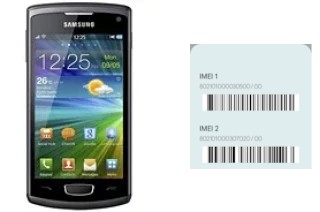 Comment voir le code IMEI dans S8600 Wave 3