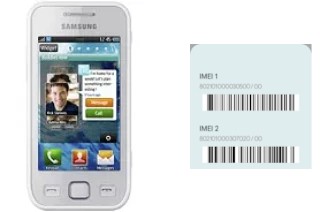 Comment voir le code IMEI dans S5750 Wave575