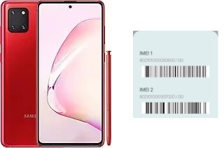 Comment voir le code IMEI dans Galaxy Note10 Lite