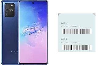 Comment voir le code IMEI dans Galaxy S10 Lite