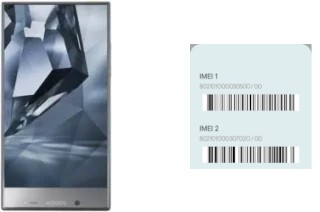 Comment voir le code IMEI dans Aquos Crystal X