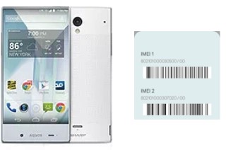 Comment voir le code IMEI dans Aquos Crystal