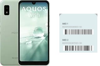 Comment voir le code IMEI dans Aquos wish