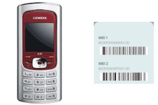 Comment voir le code IMEI dans Siemens A31