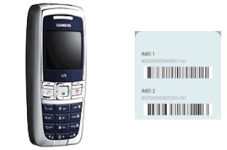 Comment voir le code IMEI dans Siemens A75