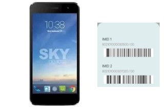 Comment voir le code IMEI dans Sky 5-0 Pro