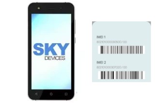 Comment voir le code IMEI dans Sky Devices Elite Photo Pro