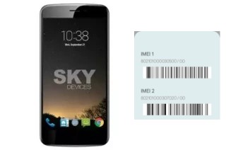 Comment voir le code IMEI dans Sky Elite 5-5L Plus