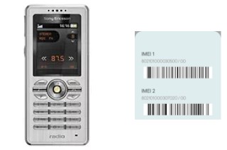 Comment voir le code IMEI dans R300 Radio