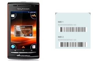 Comment voir le code IMEI dans Sony Ericsson W8