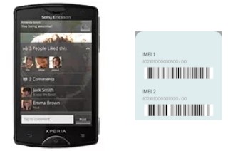 Comment voir le code IMEI dans Xperia mini