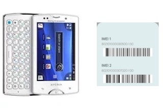 Comment voir le code IMEI dans Xperia mini pro