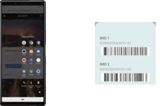 Comment voir le code IMEI dans Xperia 1