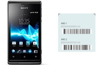 Comment voir le code IMEI dans Xperia E dual