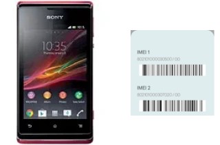 Comment voir le code IMEI dans Xperia E