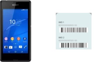 Comment voir le code IMEI dans Xperia E3 4G