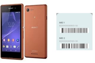 Comment voir le code IMEI dans Xperia E3 Dual