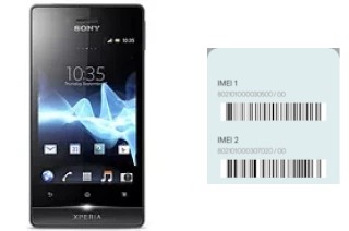 Comment voir le code IMEI dans Xperia miro