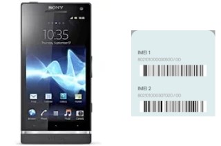 Comment voir le code IMEI dans Xperia SL