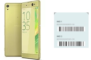 Comment voir le code IMEI dans Xperia XA Ultra