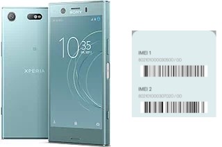 Comment voir le code IMEI dans Xperia XZ1 Compact