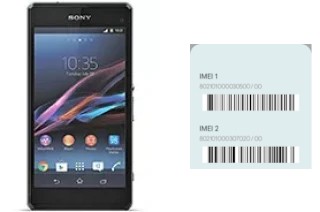 Comment voir le code IMEI dans Xperia Z1 Compact