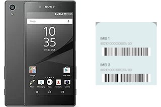 Comment voir le code IMEI dans Xperia Z5