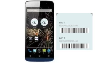 Comment voir le code IMEI dans Spark S5002D