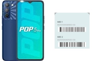 Comment voir le code IMEI dans Pop 5 Pro