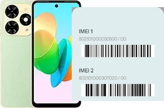 Comment voir le code IMEI dans Spark 20P