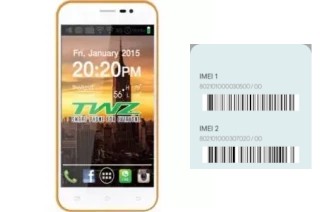 Comment voir le code IMEI dans TWZ QQ1