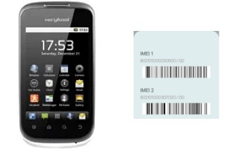 Comment voir le code IMEI dans s735