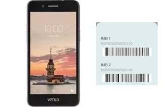 Comment voir le code IMEI dans Venus V3 5020