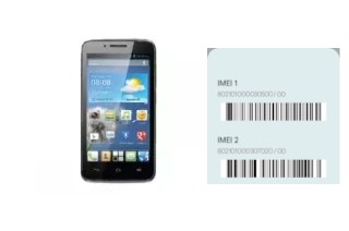 Comment voir le code IMEI dans V8506