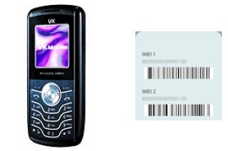 Comment voir le code IMEI dans VK200