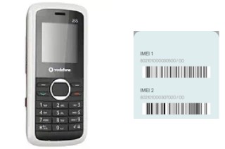 Comment voir le code IMEI dans Vodafone 235