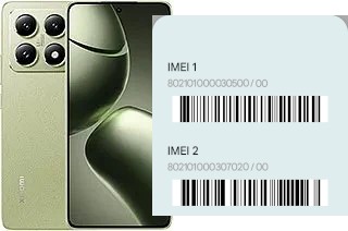 Comment voir le code IMEI dans Xiaomi 14T