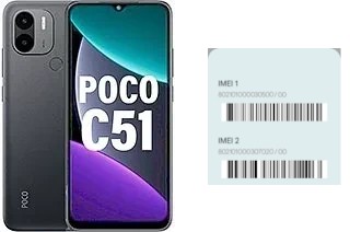 Comment voir le code IMEI dans Poco C51