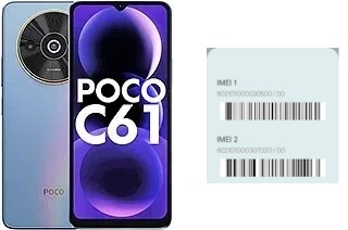 Comment voir le code IMEI dans Poco C61